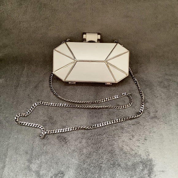 Halston Heritage Handbags - Halston Heritage Crossbody Octagonal Minaudiere